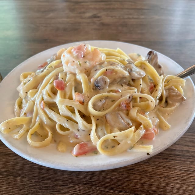 Shrimp Tetrazzini.