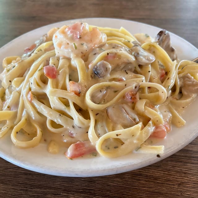 Shrimp Tetrazzini.