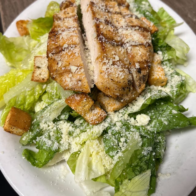 Chicken Caesar Salad.