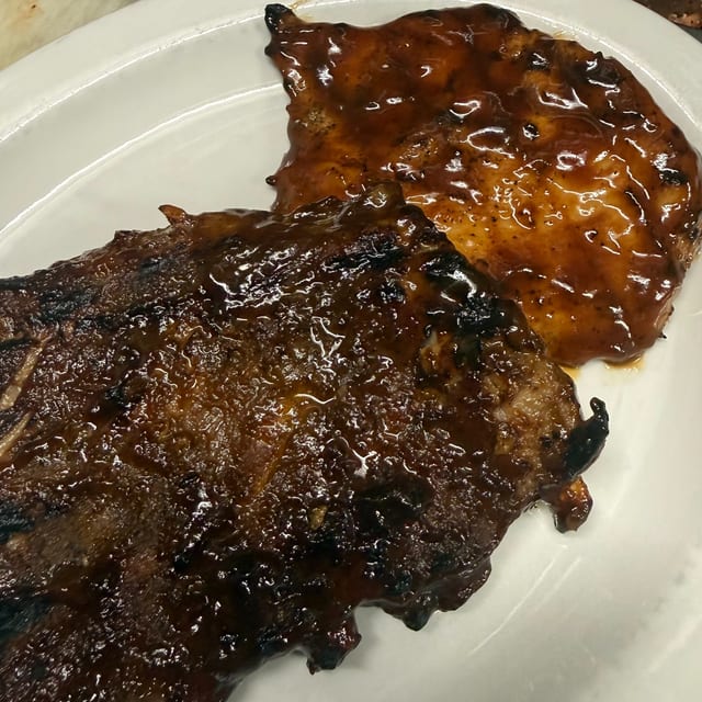 BBQ Ribs & Boneless BBQ Breast.