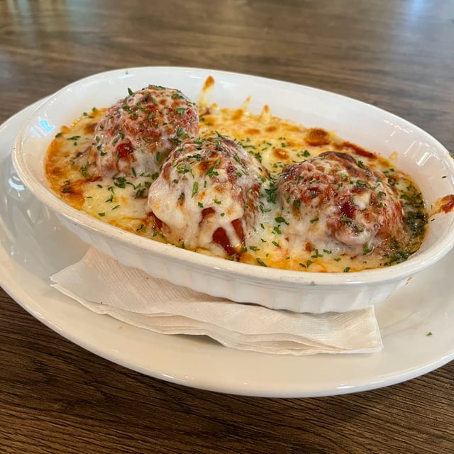 Baked Meatballs Alforno.